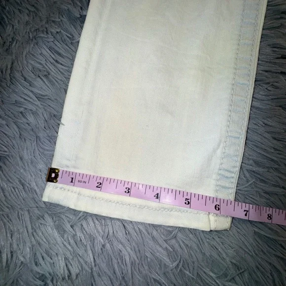 Miss Me Jeans Women's 26 Straight Acid Bleach Wash Studded Rhinestone Grunge - Picture 3 of 15